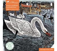 Adult Sustainable Jigsaw Puzzle Angela Harding: Southwold Swan: 1000-Pieces. Ethical, Sustainable, Earth-Friendly