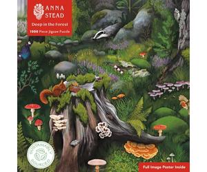 Adult Sustainable Jigsaw Puzzle Anna Stead: Deep in the Forest: 1000-Pieces. Ethical, Sustainable, Earth-Friendly