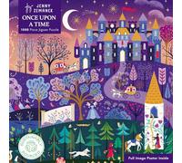 Adult Sustainable Jigsaw Puzzle Jenny Zemanek: Once Upon a Time: 1000-Pieces. Ethical, Sustainable, Earth-Friendly, Blue