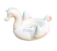Adult Swim Ring for Swimming Pool, Inflatable Buoy with Canopy for Swimming Ring with Underarm Support for Lakes, Rivers, Beaches and Families
