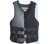Adult Swim Vest, Adjustable Safety Jacket with Buoyancy Aid for Swimming, Kayaking, Diving, Water Sports(Black 3,L60-75KG)