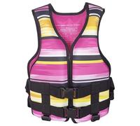 Adult Swim Vest Buoyancy Swim Vest with Adjustable Buckle Buoyancy Aid for Water Sports Surfing Diving Rafting Kayaking(Pink)