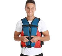 Adult Swim Vest High Buoyancy Kayak Jacket with Adjustable Safety Strap Buoyancy Aid for Boating Swimming Watersports(XL)