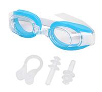 Adult Swimming Goggles Swim Antifog Glasses Snorkeling Divings With Nose Cover Ear Plug Kids Kids Swim For KidsChildren GogglesLarge Frame WaterproofEyes Protection PartsChildren's Large Frame