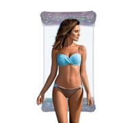 Adult Swimming Island - Foldable Water Hammock for the Pool | Portable Glitter Swimming Lounger for Leisure Water Fun Lake Shore Summer Accessories