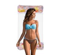 Adult Swimming Island, Foldable Water Hammock for the Pool, Portable Glitter Swimming Lounger for Leisure, Water Fun, Lakeshore, Summer Accessories