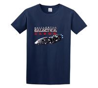 Adult T-Shirts Battlestar Galactica Razor Navy XXL