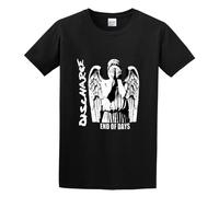Adult T-Shirts Discharge End of Days Poster Punk World Black