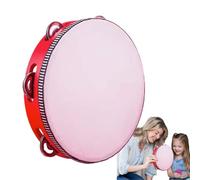 Adult Tambourine for Church Handheld Wood Smooth Safe