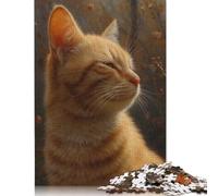 Adult Teen 1000 Pieces Jigsaw Puzzle Gaming Puzzles Cat in The Garden Puzzle Educational Games Family Activities 1000pcs (75x50cm)