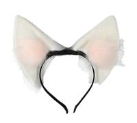 Adult Teens Cosplay Anime Character Headband Electric Moving Ear Hair Hoop Makeup Live Broadcast Cosplay Headpieces Plush Headbands For Woman For Washing Face Plush Headbands Spa Professional Headband