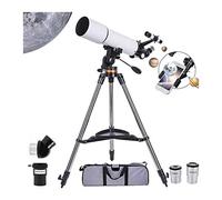 Adult Telescope,Infinity 80Mm Aperture, Portable Refracting Astronomy Telescope for Kids and Beginners Multiple Eyepiece