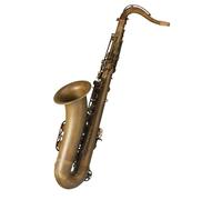 Adult Tenor Saxophone B Flat Antique Brass Finish Instrument