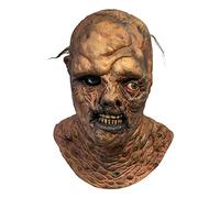 Adult The Toxic Avenger, Citizen Toxie Mask, Deformed Superhero Original Prosthetics Latex Mask, Brown, One size