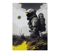Adult Themed Jigsaw Puzzle, Astronaut on Alien Planet -16, 500 PCS