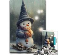 Adult Themed Jigsaw Puzzle, Funny Cute Snowman, 300 PCS
