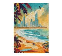 Adult Themed Jigsaw Puzzle, Gold Coast Paradise, 300 PCS