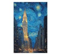 Adult Themed Jigsaw Puzzle, New York City Skyline at Night -2, 1000 PCS