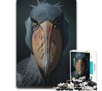 Adult Themed Jigsaw Puzzle, Shoebill Bird Close-Up, 300 PCS