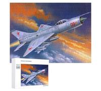 Adult Themed Jigsaw Puzzle, Sukhoi Su9 Jet War, 500 PCS