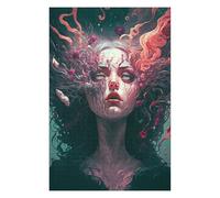 Adult Themed Jigsaw Puzzle, Whimsical Fantasy Portrait -1, 1000 PCS
