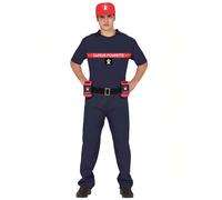 Adult tipsy firefighter costume