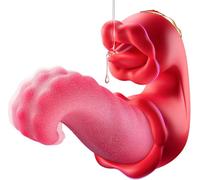 Adult Tool - Body Massager - 10 Licking Modes - USB Rechargeable, Quiet Motor Below 45 dB, Silicone Soft-Touch Surface