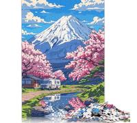 Adult Toys Jigsaw Puzzle 1000 Pieces Jigsaw Blooming Cherry Blossoms Puzzle Educational Toy Puzzle Home Wall Decoration 1000pcs (75x50cm)