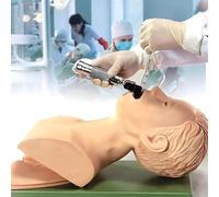 Adult Tracheal Intubation Head Training Simulator Model Oral Nasal Intubation Airway Management Trainer PVC Electronic Silicone