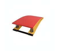Adult Training Jump Board Gymnastics Jumping Board Springboard Mat With Curved Wood Structure And Spring Support textured cover for secure control, Red, style to 3