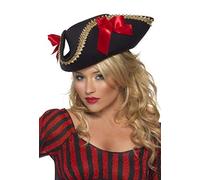 Adult Tricorn Pirate Naval Admiral Highwayman Hat Fancy Dress Book Week Item