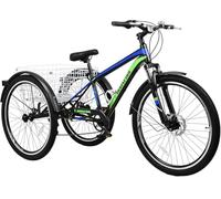 Adult Tricycle, 7-Speed Three-Wheel Cruiser with Shopping Basket for Comfortable Riding and Convenient Shopping