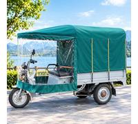 Adult Tricycle Cover Electric Tricycle Covers, Fully Enclosed Awning | Easy Entry and Exit Cover, 3 Wheel Motorcycle Cargo Trike Tarpaulin Suitable for All Seasons(Sea blue,130x90cm/51.2x35.4in)