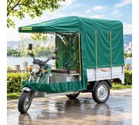 Adult Tricycle Cover Electric Tricycle Covers, Fully Enclosed Awning | Easy Entry and Exit Cover, 3 Wheel Motorcycle Cargo Trike Tarpaulin Suitable for All Seasons(Green,130x90cm/51.2x35.4in)