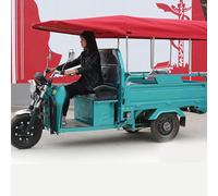 Adult Tricycle Cover Electric Tricycle Covers, Tricycle Cover for Adult Bike, Trike Cover Compatible, Accessories Fit for Various 3 Wheel Bike Types(Red,160 * 110cm/63 * 43.3in)