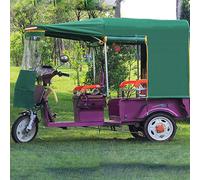 Adult Tricycle Cover, Heavy Duty Waterproof Cover 3 Wheeled Bike Cover, All Weather Use, Electric Tricycle Awning, Dump Truck Rainproof Tarpaulin(Green,100 * 80cm/39.3 * 31.5in)