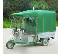 Adult Tricycle Electric Trike Cover, Premium Adult Tricycle Cover, Outdoors Indoors Dust Wind Proof Anti-UV 3 Wheeled Bike Cover, Rainproof, Dustproof And Sunproof(Green,150*110cm/59*43.3in)
