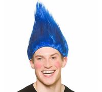 Adult TROLL WIGs Fancy Dress Elf Pixie Gnome The Thing Goblin Festival Party