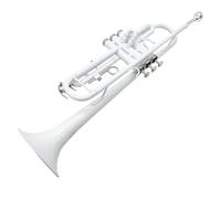 Adult Trumpets B Flat Three-tone Trumpet Brass Instrument Trumpet Beginner Band Professional Performance With Portable Luggage(A)
