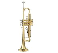 Adult Trumpets B Flat Three-tone Trumpet Instrument For Adult Beginners To Play Professional Brass Instruments(A)