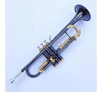 Adult Trumpets Bb Trumpet Black Nickel Gold Plated Yellow Brass Instruments Bb Trumpete Musical Inst