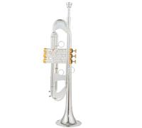 Adult Trumpets Bb Trumpet TR600 Silver Plated Musical Instrument Trumpet Professional Grade Beautiful Instrument