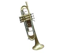 Adult Trumpets Bc Trumpet TR-197GS Silver Plated Trumpet Small Brass Musical Instrument Trompet Professional(Gold)