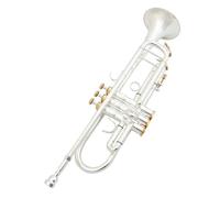Adult Trumpets Beginner Adult Professional Trumpet Instrument Easy To Play Original Blue Box(Light green)