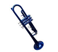 Adult Trumpets Brass Trumpet Instrument Beginners Play Blue B Flat Band Performance