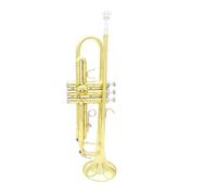 Adult Trumpets Classic Bb B Flat Trumpet Brass Material Gold PlatedProfessional Wind Instrument With Accessories