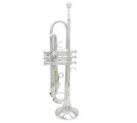 Adult Trumpets Classic Bb B Flat Trumpet Brass Material Silver Plated Trompet Professional Wind Instrument With Accessories