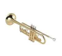 Adult Trumpets Comfortable Feel Trumpet Bb Flat Brass Gold-painted Exquisite Durable Musical Instrument With Gloves Strap Case