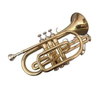 Adult Trumpets Cornet Instrument Lacquer Gold Trumpet Instrument B-flat Professional Performance Band Beginner