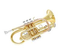 Adult Trumpets Mellophone Cornet BB Key 3 Tone Mini Trumpet Professional Musical Instrument For Beginners